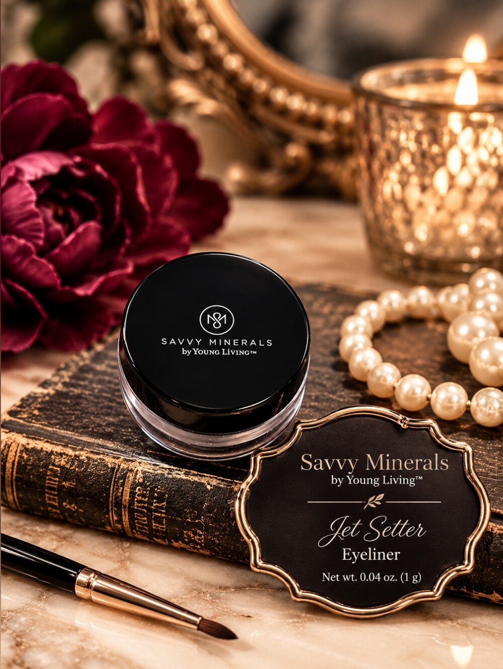 🕯Savvy Minerals Young Living Jet Setter Eyeliner 1g NEW SEALED Discontinued
